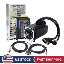 3Nm Nema 24 Closed Loop Stepper Motor 428oz.in Servo Driver CL57T + Power Supply