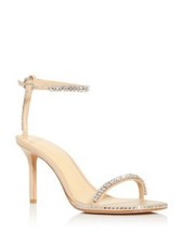 ALEXANDRE BIRMAN Womens Beige Agnes Toe Stiletto Leather Heeled Sandal 36.5