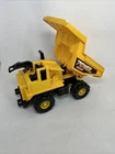 Vtg Fisher Price Power Dump Truck Toy Yellow Husky Helper 1985 WORKS PERFECTLY