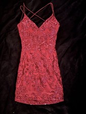 Windsor Women's Pink Prom/Wedding Dress Size XS Sequin