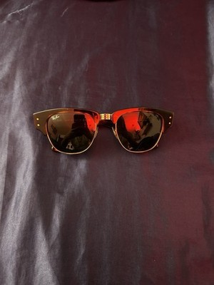 Ray-Ban Clubmaster Men s Full Rim Sunglasses Black Frame Tinted Glass Lens