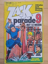 ZACK PARADE Nr.9 von 1975 Michel Vaillant, Mick Tangy, Roland der Ritter, Tunga