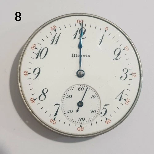 Illinois   pocket watch movement size 12