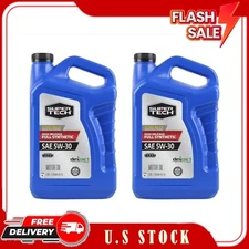 2 Pack Super Tech High Mileage Full Synthetic SAE 5W-30 Motor Oil, 5 Quarts