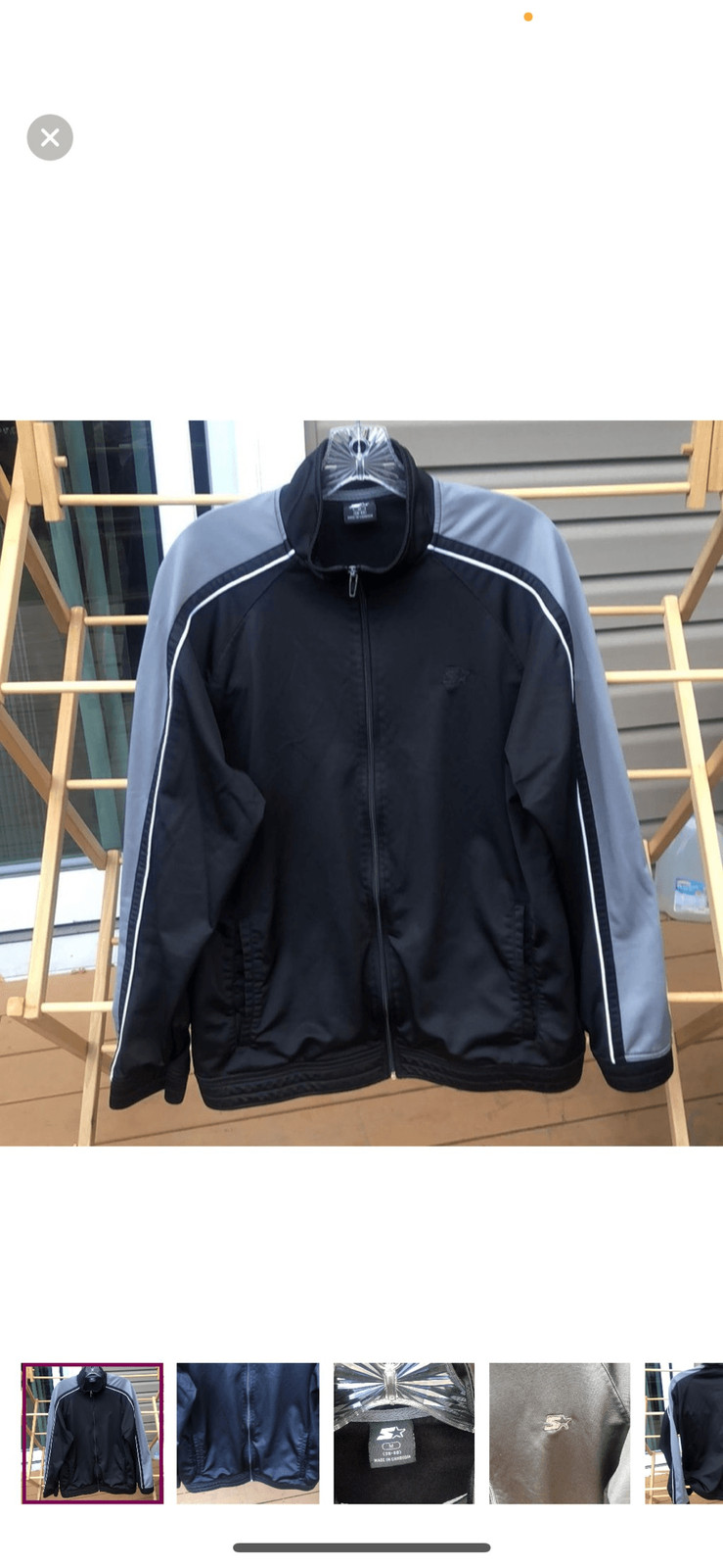 Starter Performance Athletic Jacket Men’s Size M … - image 11