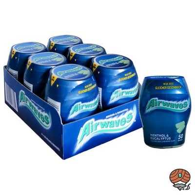 Wrigley`s Airwaves Menthol & Eucalyptus 6x 70g Kaugummi