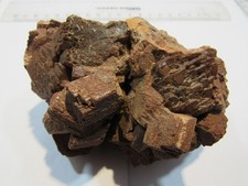 MD266 Feldspat xx mit Quarz Aggregaten xx Hämatit-rot Warstein 11x7x7cm 450g rar