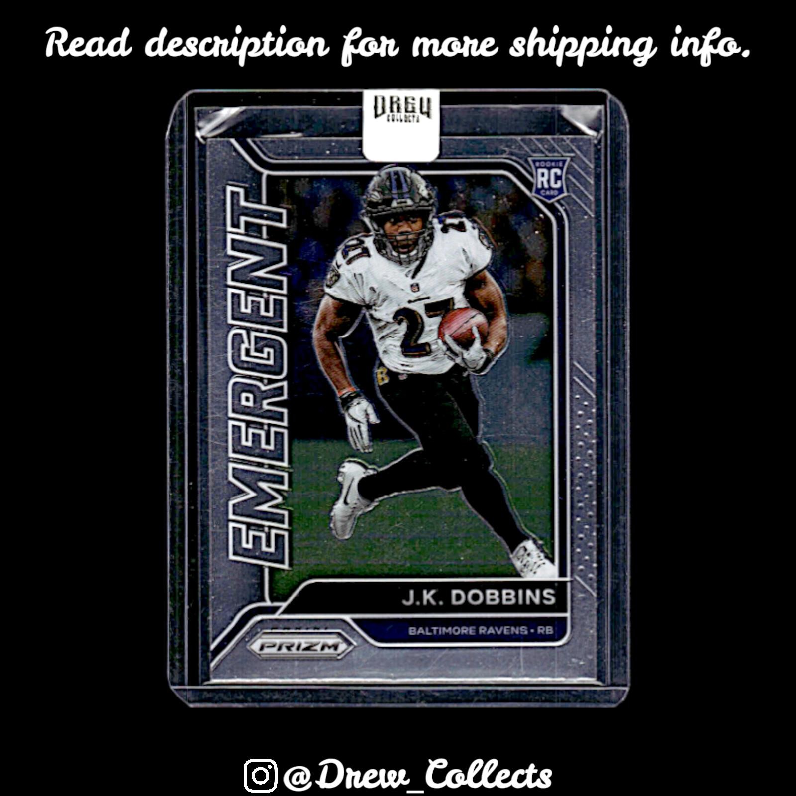 2020 Panini Prizm #5 J.K. Dobbins Emergent
