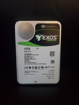 Seagate Exos X14 12TB SATA Hard Drive HDD - Bad Sectors, At Risk, Parts/Repair