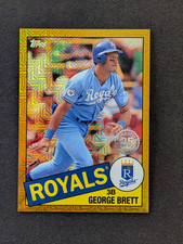 2020 Topps Silver Pack 1985 George Brett Gold Mojo Refractor /50