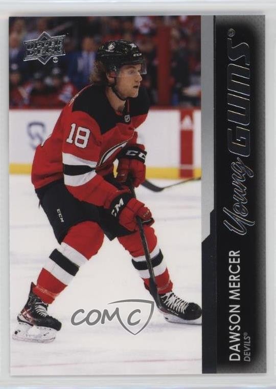 2021-22 Upper Deck Series 2 Young Guns Dawson Mercer #459 Rookie RC 0r2s