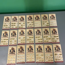 1985 ANHEUSER-BUSCH "Guess Who" Celebrity Game Card Lot of (20) LA Beer Vintage