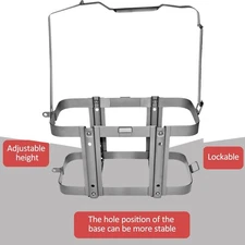 SPARKWHIZ Jerry Can Holder Mount 5.28 Gallons/20L Fuel Gasoline Can Rack- Steel