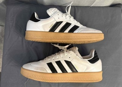 adidas Samba OG White Black Gum Low Top Lace Up Men's Athletic Sneakers