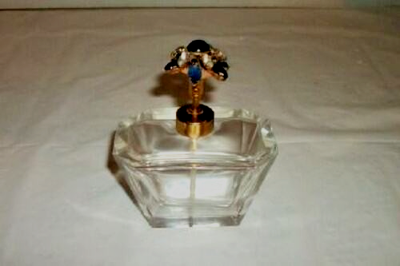 #ad #ad 1920s DeVilbiss Perfume Jeweled Atomizer Crystal Heavy Art Deco Antique Pump $99.89