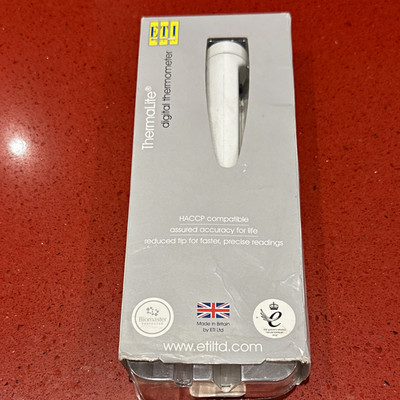 ETI ThermaLite 2 professionelles digitales Lebensmittelthermometer weiß/grau 226-101