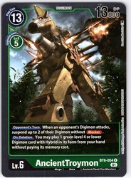 AncientTroymon BT6-054 Rare Double Diamond Digimon