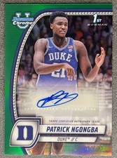 Patrick Ngongba 2024-25 Bowman Chrome 1st Prospect Green Refractor Auto /99 RC