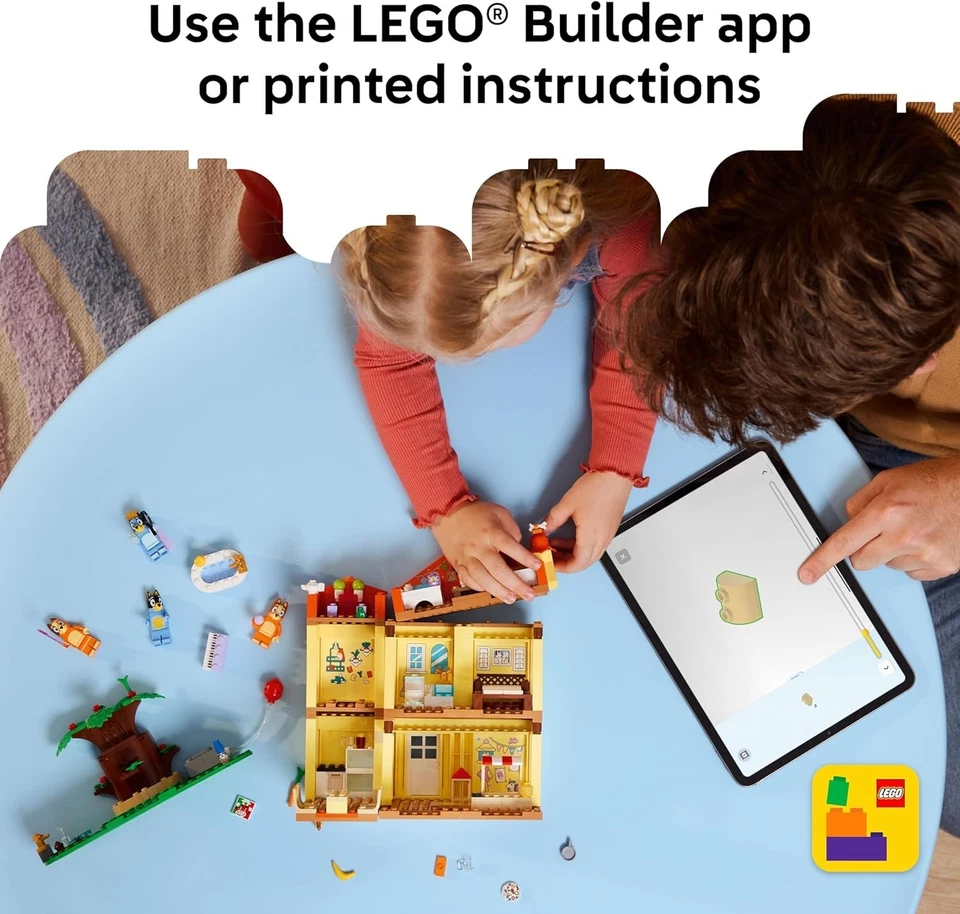 LEGO Bluey: Bluey’s Family House, 11203, Toddler Toy for 4 Year Old - Image 4 of 4