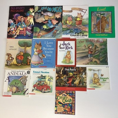 David McPhail Preschool Kindergarten 1st Grade Picture Children's 13 Book Lot