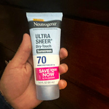 Neutrogena Ultra Sheer Dry-Touch Lotion Sunscreen SPF 70 Broad Spectrum 3oz