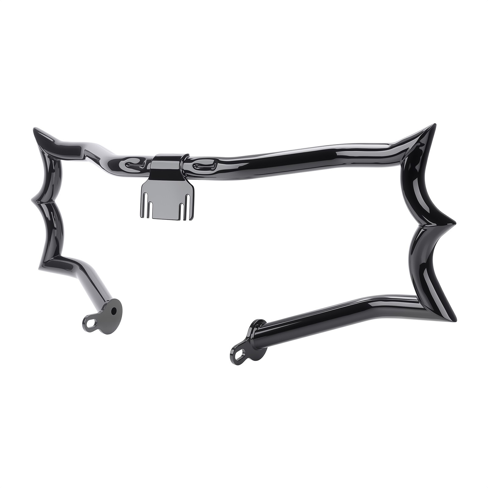 Gloss Black Crash Bar Engine Guard for Harley Road King Freewheeler FLRT 09-2025