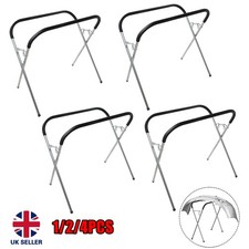 1/2/4PCS Body Shop Trestle Table Panel Stand Adjustable Bodyshop Panelstand
