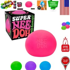Colorful 4.5'' Nee Doh Jumbo Fidget Stress Ball - Sensory Play for Kids