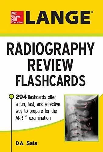 LANGE Radiography Review Flashcards - Paperback, by Saia D.A. - Acceptable