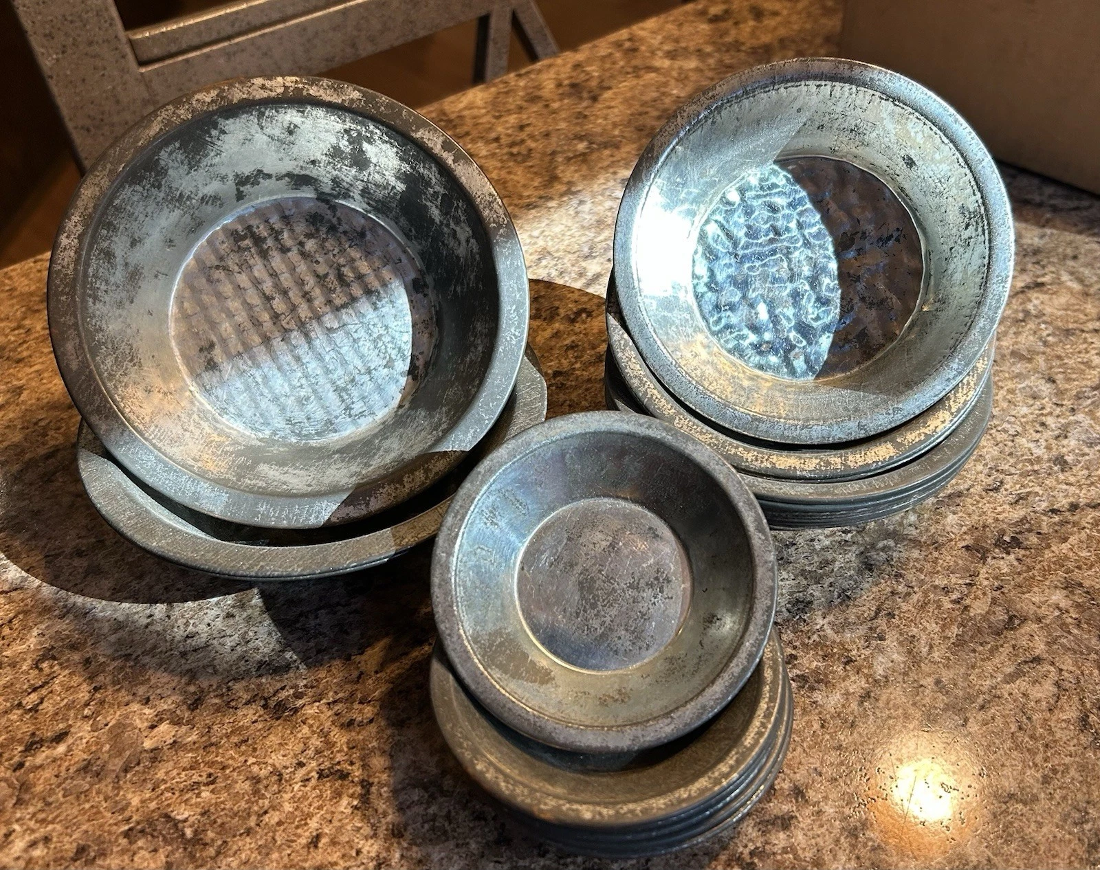 Vintage Tart/Pie Tins, Total of 26 Tins