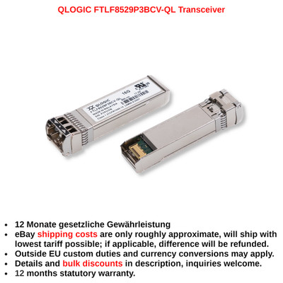 QLOGIC FTLF8529P3BCV-QL 16G 850NM SFP+ Fiber Optic Transceiver Module