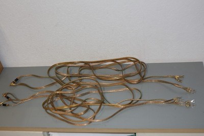 Oehlbach Lautsprecher Doppel Kabel 2 x 4m + 2 x 4m mit WBT Stecker Profi