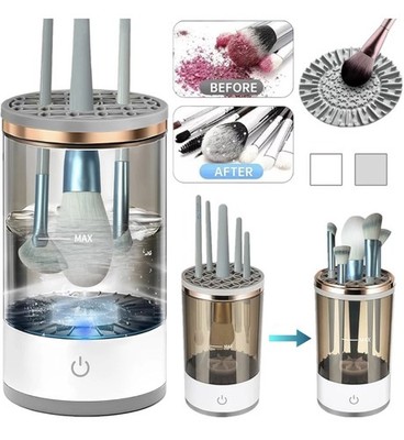  Make-up Pinsel Reiniger Maschine Tragbar Automatisch USB Reinigung & Aufbewahrung Werkzeug