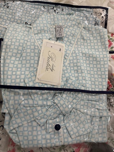 Pratesi Italy NWT 1pc Kids 100% Cotton Kimono Size 4 Years Blue Printed Baby - Picture 9 of 11