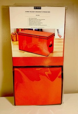  Around The Home  Jumbo Holiday Ornament Storage Bin
