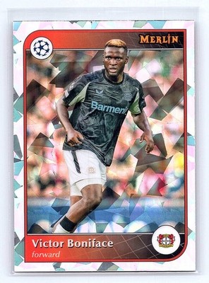 Victor Boniface 2024-25 Merlin Chrome UCC #122 Atomic Refractor *