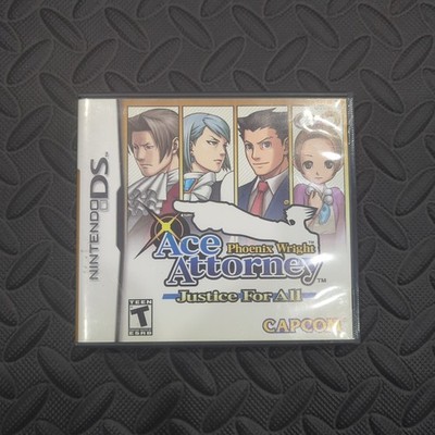 Phoenix Wright: Ace Attorney Justice for All (Nintendo DS, 2007) Complete CIB