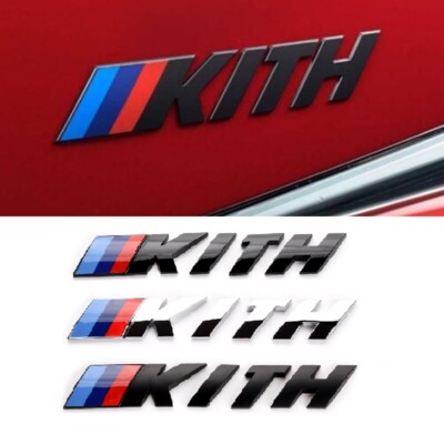 1pcs For BMW KITH X M Hinterer Kofferraum Seite hinten Logo Abzeichen dekorieren