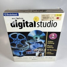 Mediashop Digital Studio Version 2 PC CD Video Photo Editing Suite New In Box