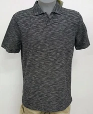 Crosby & Howard Black White Striped S/S Men's V Neck Shirt NWT $79.50 Choose Sz