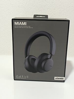 Urbanista Miami Wireless Bluetooth Over Ear Kopfhörer ANC Midnight Black _0.98_5