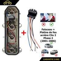 Platine TüR Lampe GlüHbirne RüCklicht FüR Renault Clio 2 Phase 2 Dci