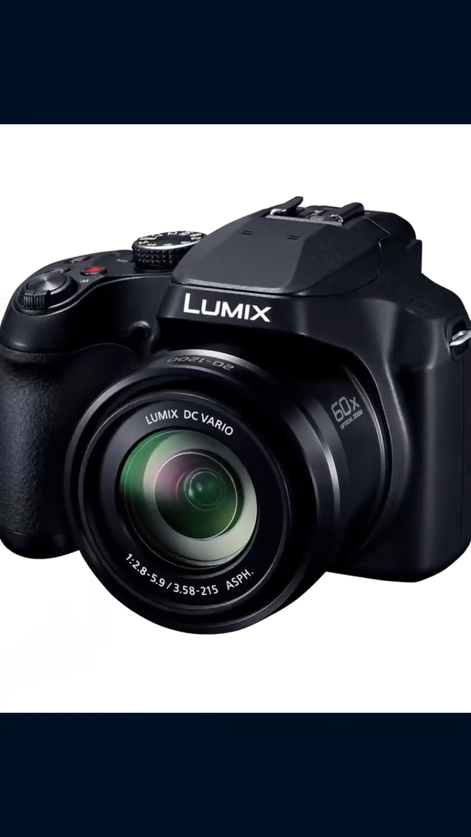 Panasonic LUMIX Digital Camera with 60x Optical Zoom, DC-FZ85D-K