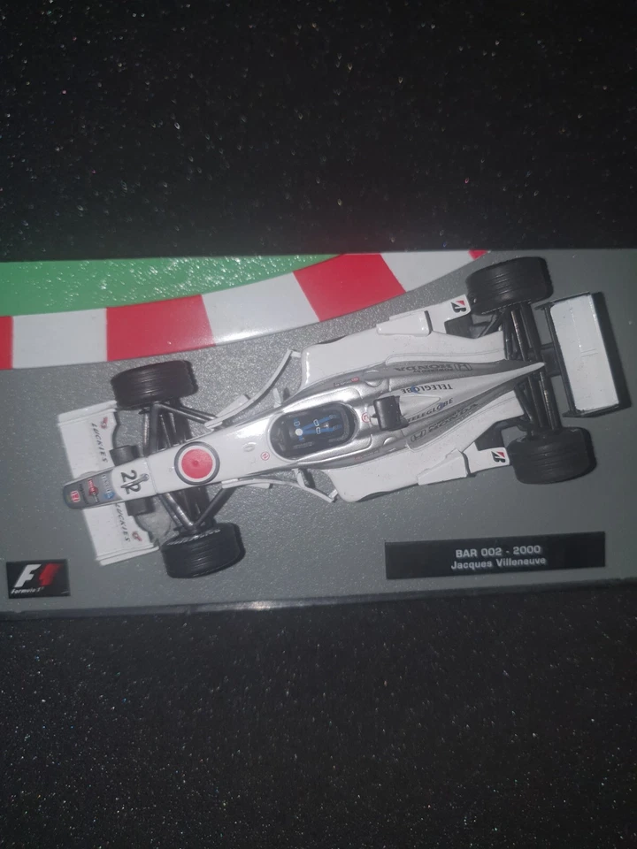FORMULA 1 F1 AUTO COLLECTION SCALA 1/43 - BAR 002 - J. Villeneuve -Teca Box - Immagine 2 di 4