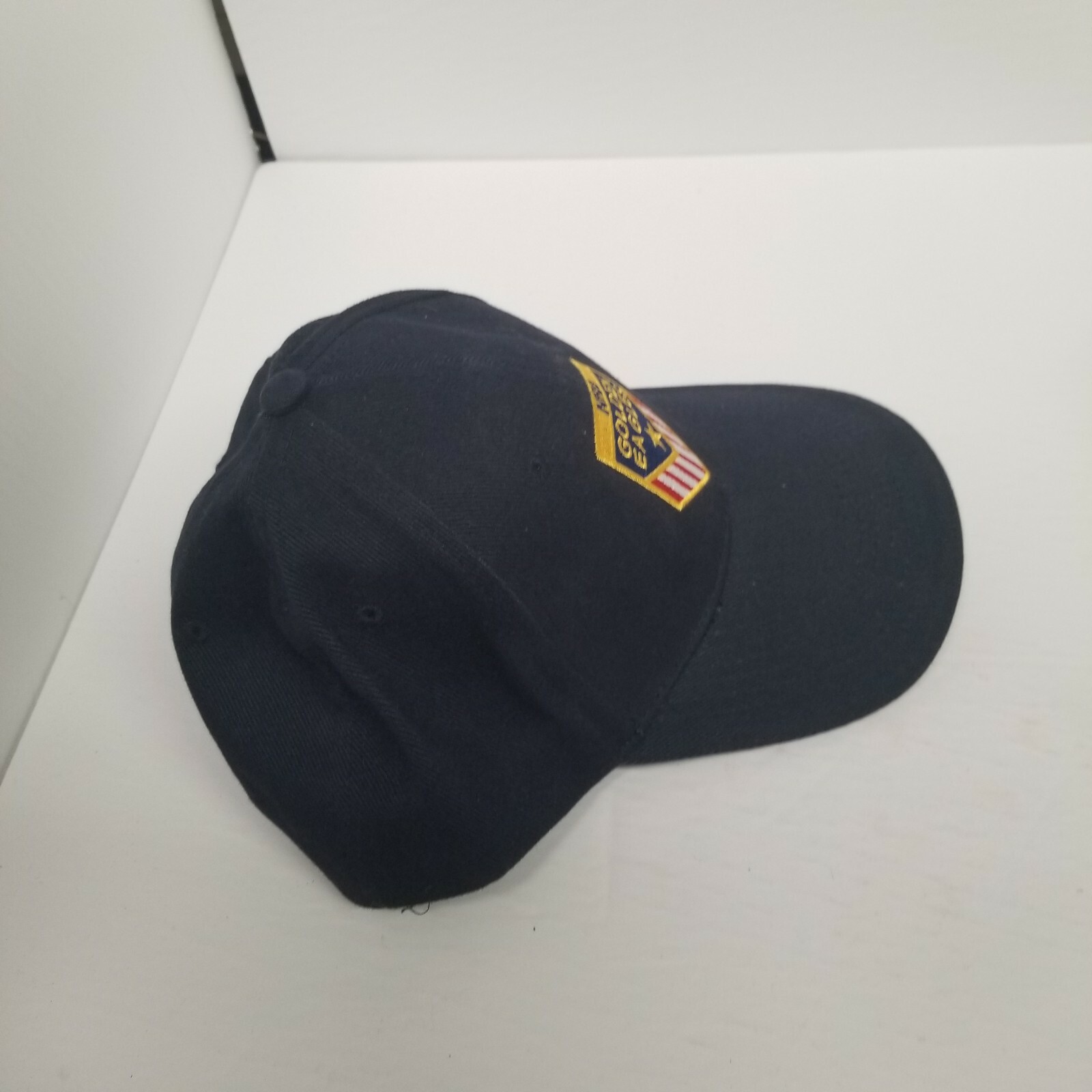 NRA Golden Eagles Adjustable Strapback Hat, Navy … - image 3