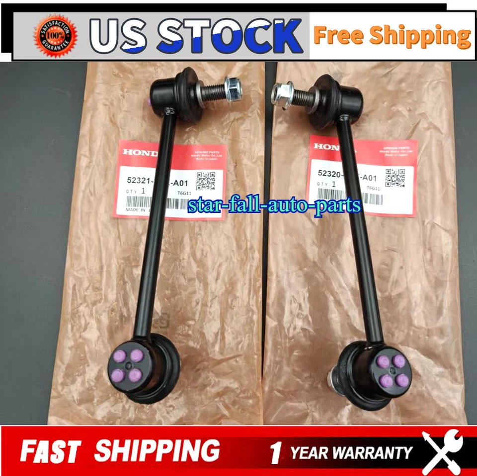 OEM 2X Rear Left & Right Sway Bar End Link for 2010-2013 Acura ZDX - Image 3 of 4