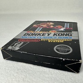 Donkey Kong Arcade Classics⭐Hang Tab Box 5 Screw⭐Nintendo NES Authentic Original