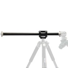 Double End Cross arm Horizontal Bar for Tripod with Dual Head mount on 90-Degree