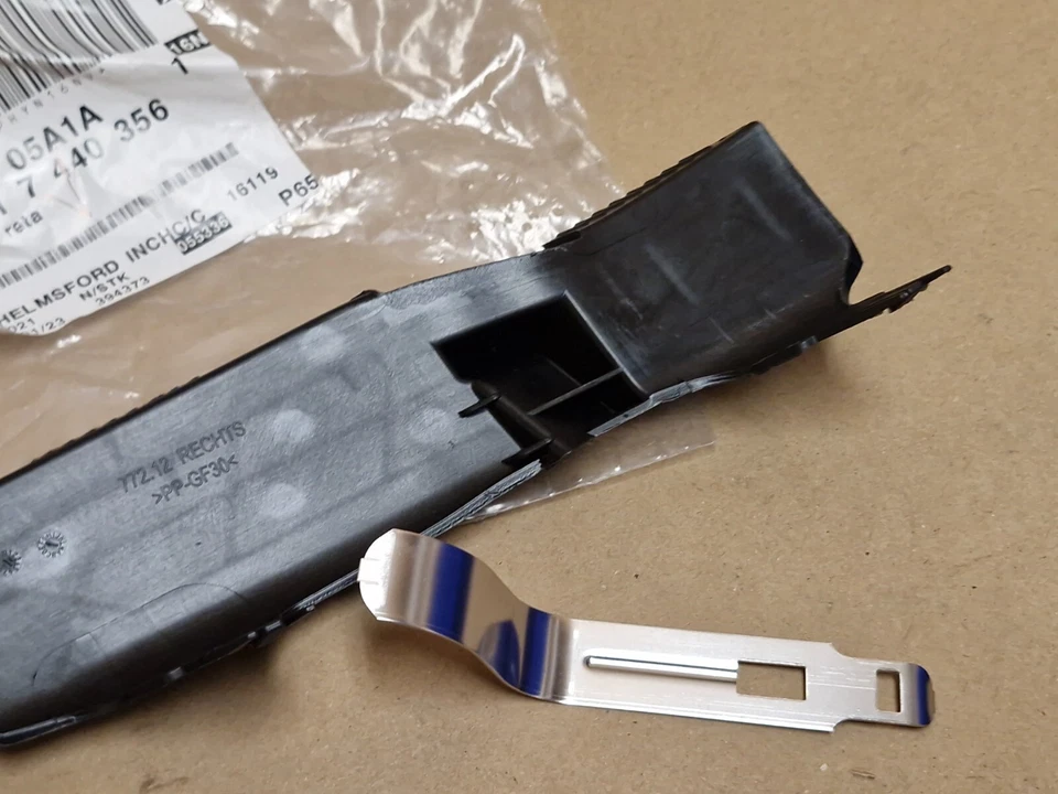 Juego de soportes faros derecho BMW G11 740e xDrive B48 2.0L 63117440356 genuino NUEVO Foto 4 de 4