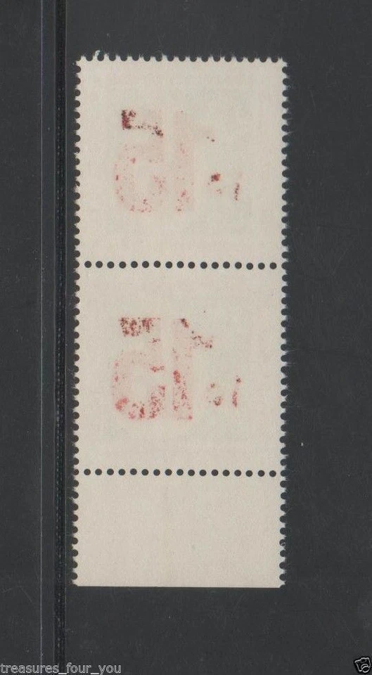 Par de estampillas de salud de Cisjordania 1976 de ingresos fiscales 15 I.L. Sobreimpresión GSD-2 Foto 2 de 2